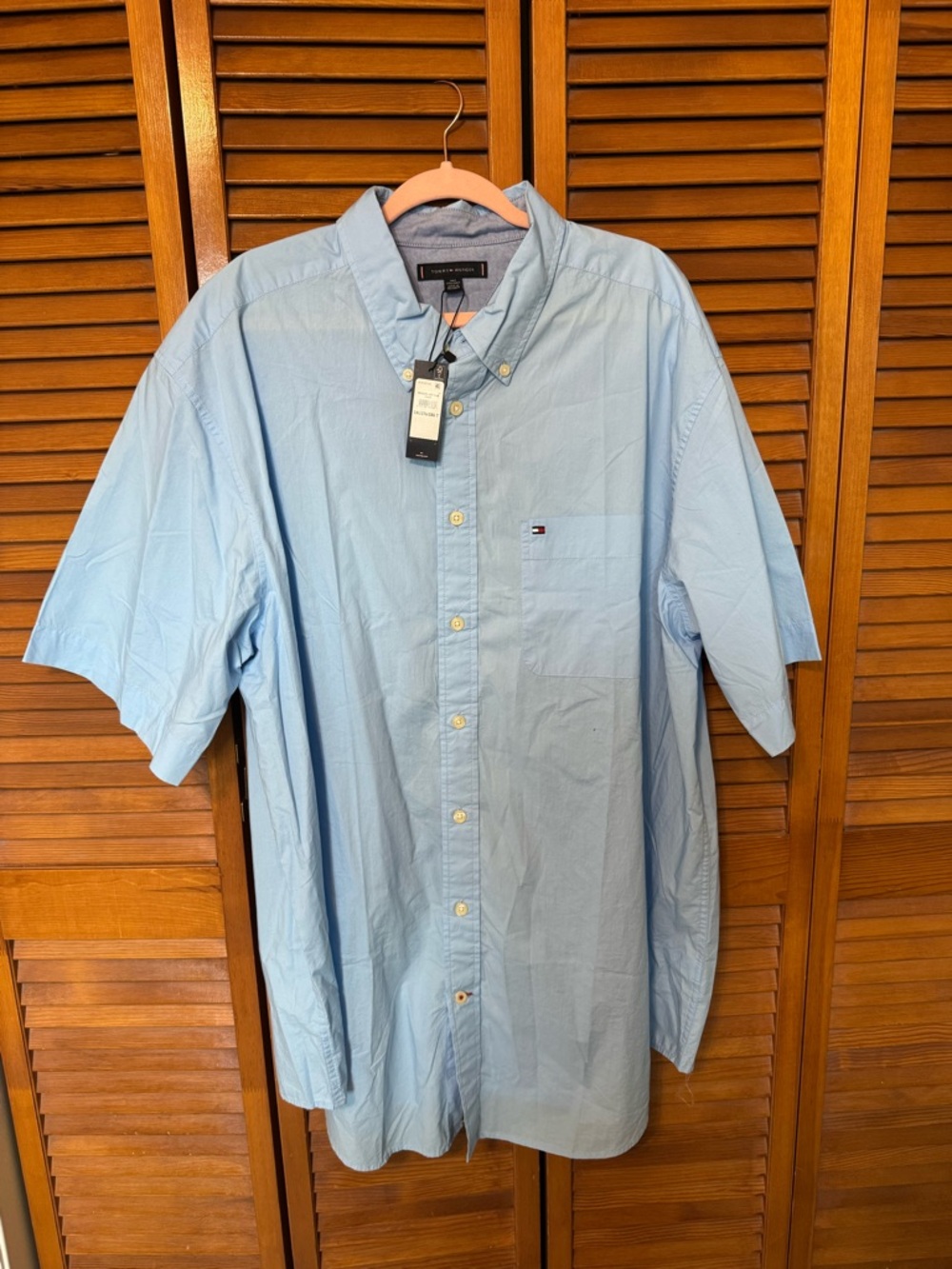 Men's Big & Tall Short-Sleeve Button-Down Shirt